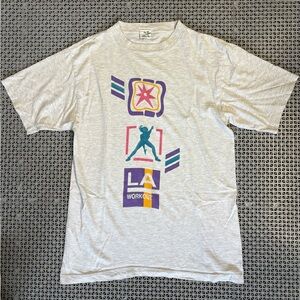 Vintage 1996 Atlanta Olympics Commemorative LA Workout Graphic Tee